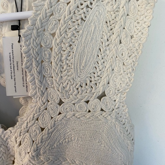 Sea New York Ivory Crochet-Top Maxi Dress - Picture 7 of 13